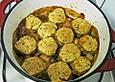Kaninchenragout mit Kl&ouml;&szlig;en