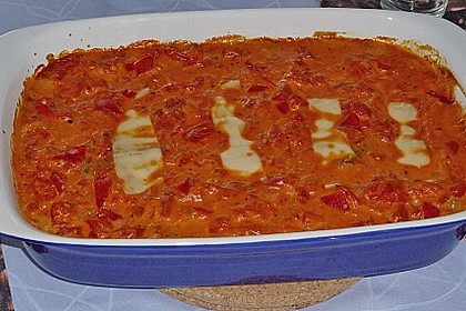 Zucchini - Schinkenr&ouml;llchen &uuml;berbacken 11