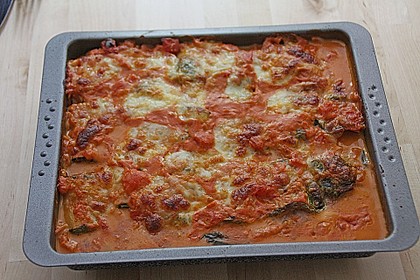 Zucchini - Schinkenr&ouml;llchen &uuml;berbacken 18