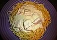 Spaghetti mit Lachs - Sahnesauce