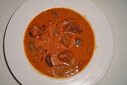 Kesselgulasch mit Champignons 2
