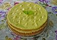 Zitronen - K&auml;sekuchen mit Lemon Curd