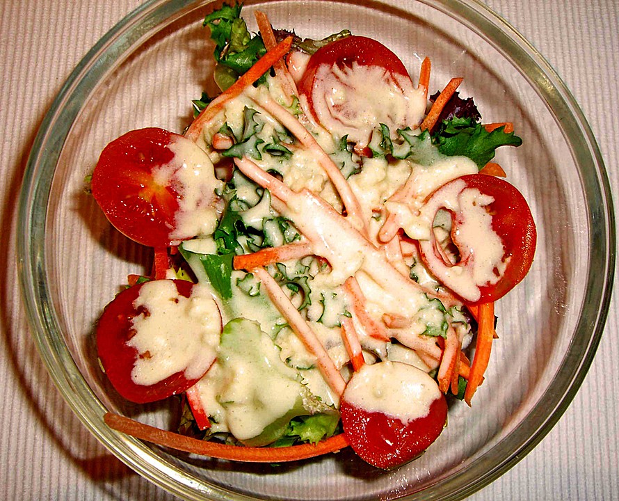 Cremiges Salatdressing (Rezept mit Bild) von Sternchen1994 | Chefkoch.de