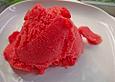 Erdbeersorbet