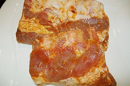 Spare Ribs in scharfer Honig - Chilisauce