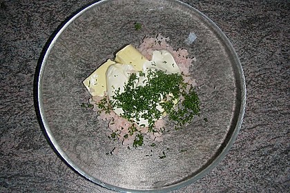 Brotaufstrich zum Aperitif oder zur sp&auml;ten Stunde mit Crevetten 1
