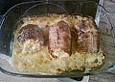 Schnitzelroulade im Schinkenmantel