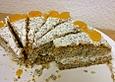 Mohntorte mit Quark - Mandarinen - F&uuml;llung