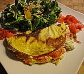 Omelette mit R&auml;ucherlachs (Bild)