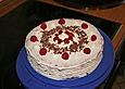 Festliche Himbeertorte