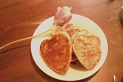 Zimtpankaces mit wei&szlig;em Frosting