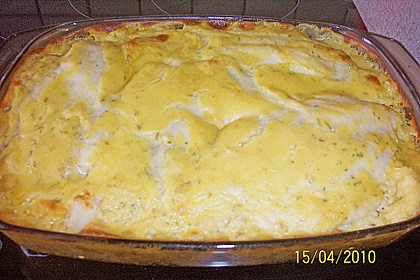 Fischfilet auf Reis