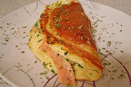 Omelett mit ger&auml;uchertem Lachs 11
