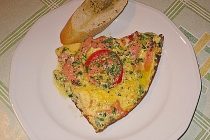 Omelett mit ger&auml;uchertem Lachs 14