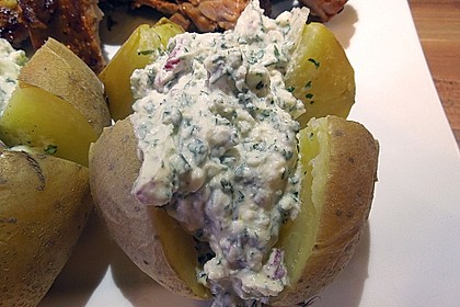 Backkartoffeln mit Frühlingsquark 3