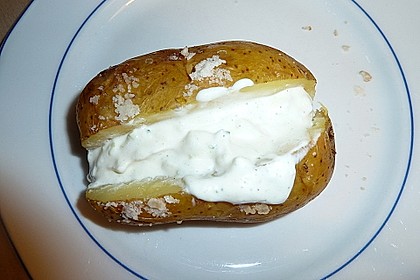 Backkartoffeln mit Frühlingsquark 5