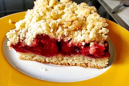 Gedeckter Kirschkuchen mit Frischk&auml;se 2