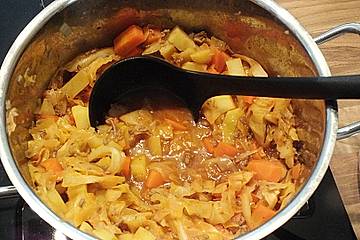 Weißkohl mit Hackfleisch