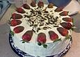 Erdbeer - Knispel - Torte