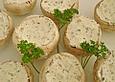 Gef&uuml;llte Champignons mit Frischk&auml;se