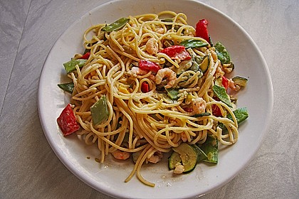 Schnelle Nudelpfanne