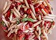 Nudelsalat italienisch mit Parmaschinken