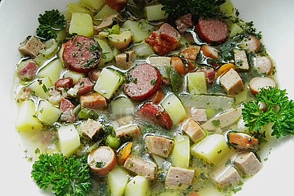 Rustikale Kartoffelsuppe