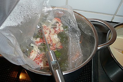Flusskrebse in Orangenbutter - Sauce 4