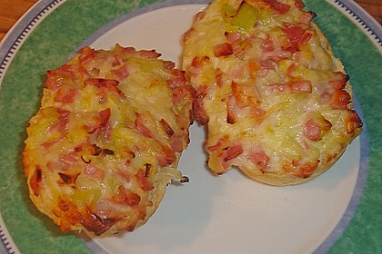 Schinken - Lauch - Br&ouml;tchen