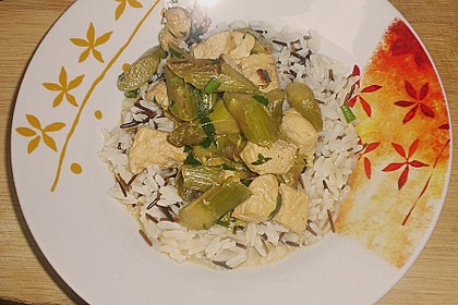 H&auml;hnchen - Spargel - Pfanne 1