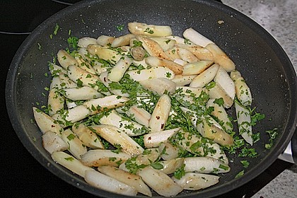 H&auml;hnchen - Spargel - Pfanne 6