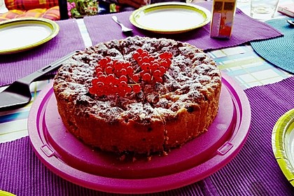Johannisbeer - Käsekuchen mit Streuseln 1