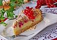 Johannisbeer  - K&auml;sekuchen mit Streusel