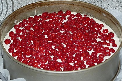 Johannisbeer - Käsekuchen mit Streusel 30