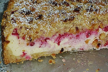 Johannisbeer - Käsekuchen mit Streusel 22