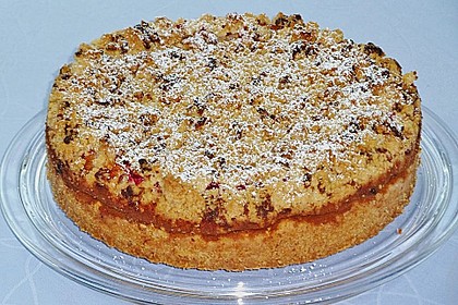 Johannisbeer - Käsekuchen mit Streusel 14