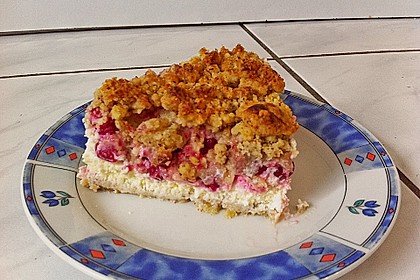 Johannisbeer - Käsekuchen mit Streusel 20