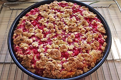 Johannisbeer - Käsekuchen mit Streusel 25