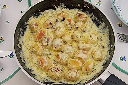 Gnocchi carbonara