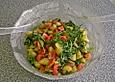 Kartoffelsalat mit Tomaten und Rucola