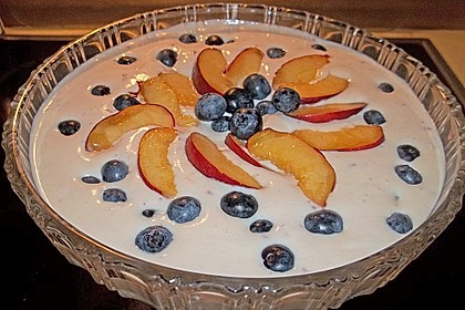 Heidelbeerdessert mit Biskotten 3