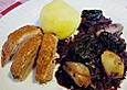 Schalotten - Rotkohl mit Backpflaumen