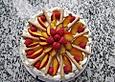 Pfirsich - Melba - Torte