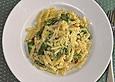Tagliatelle mit gr&uuml;nem Spargel