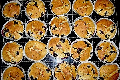 Blaubeermuffins mit Toblerone 1