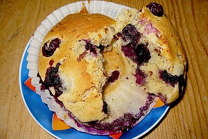 Blaubeermuffins mit Toblerone 2