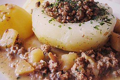 Gef&uuml;llte Kohlrabi mit Rahmsauce 1