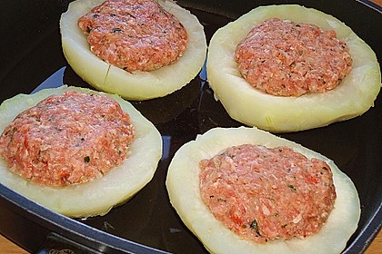 Gef&uuml;llte Kohlrabi mit Rahmsauce 2