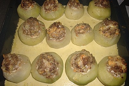 Gef&uuml;llte Kohlrabi mit Rahmsauce 10