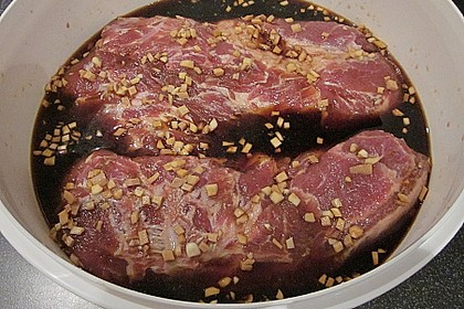 Ingwer - Knoblauch - Sojasauce Marinade 1